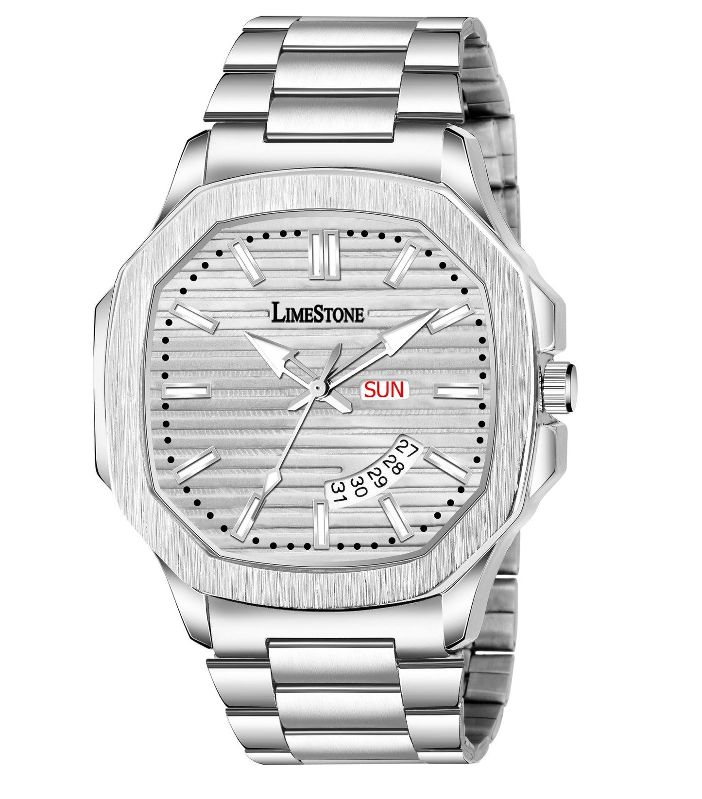 LIMESTONE OTUS 3D Dial The Vintage Day and Date Functioning Boys Quartz Analog Watch - For Men (OTUS0001)