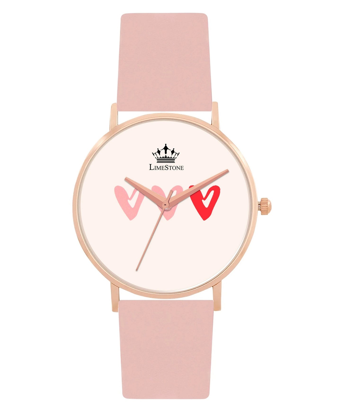 LIMESTONE Chalky Charm Watch Bracelet Stack Lovebird Chalky Charm Watch Bracelet Stack Analog Watch - For Women (LS1384+BRFF)