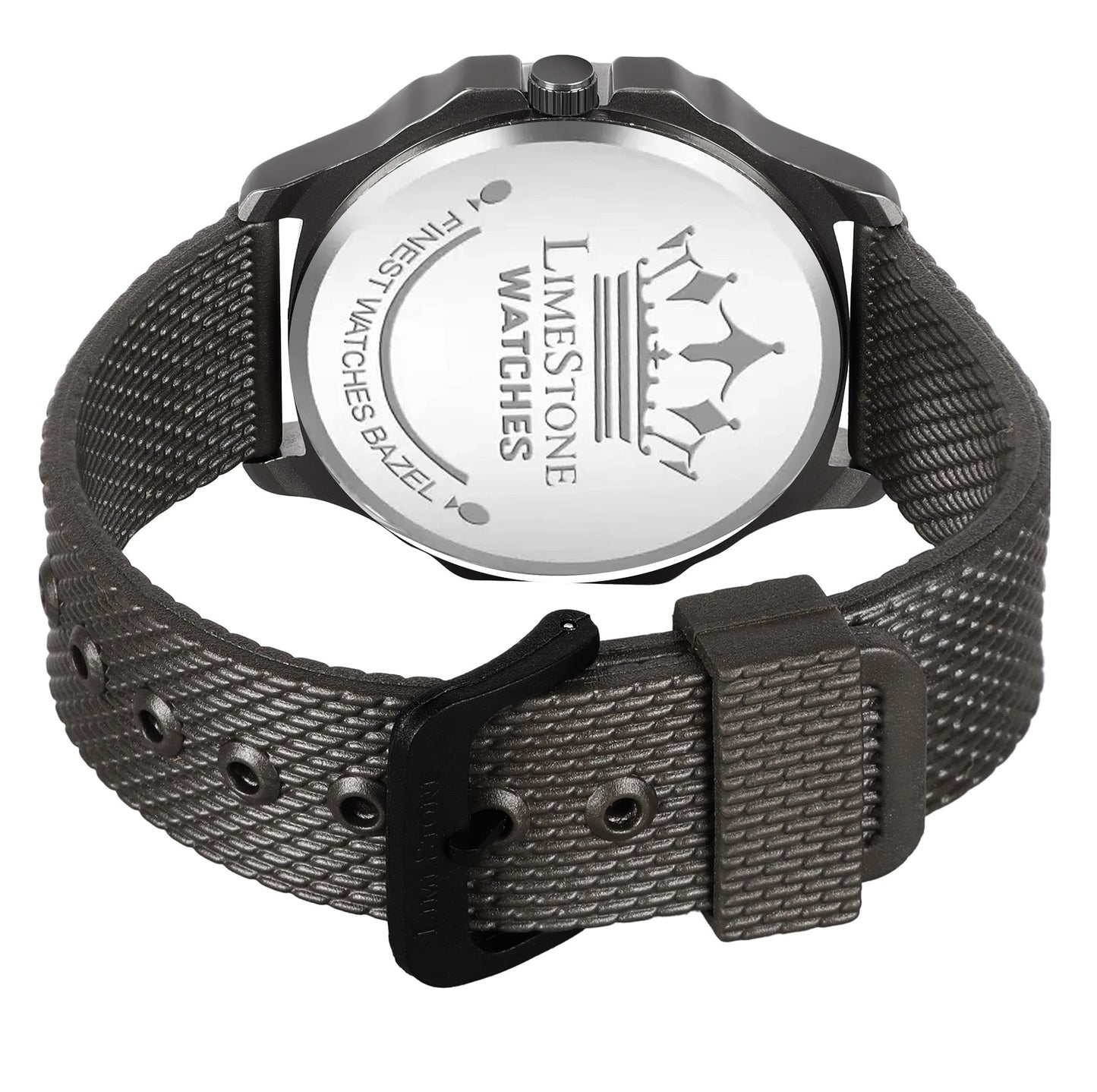 LIMESTONE OTUS 3D DIAL DAY AND DATE FUNCTIONING MESH CHAIN BOYS QUARTZ Analog Watch - For Men (OTUS024)