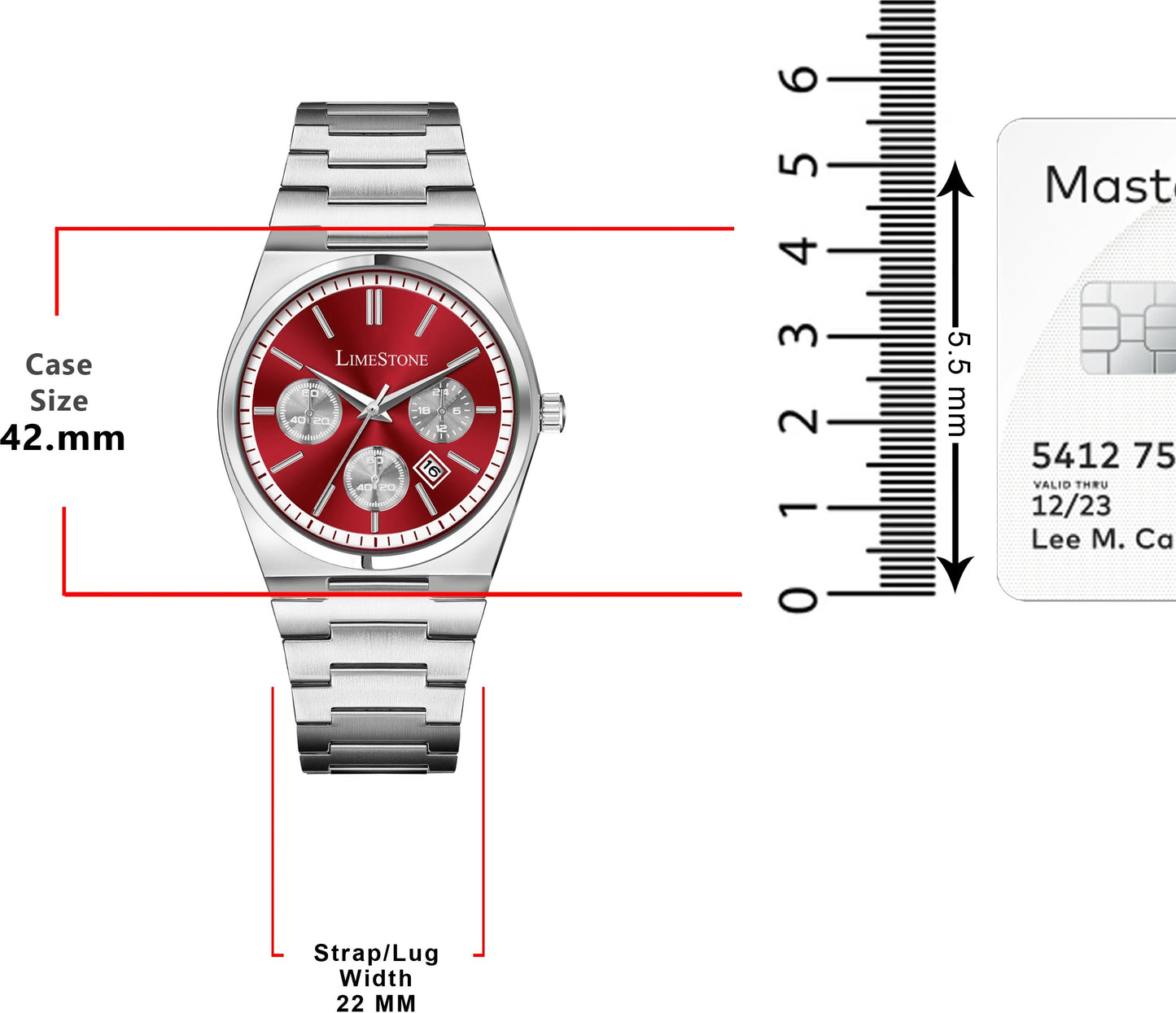 LIMESTONE Date Display Classic PRX Chronograph Quartz Analog Watch - For Men (TSOT103)