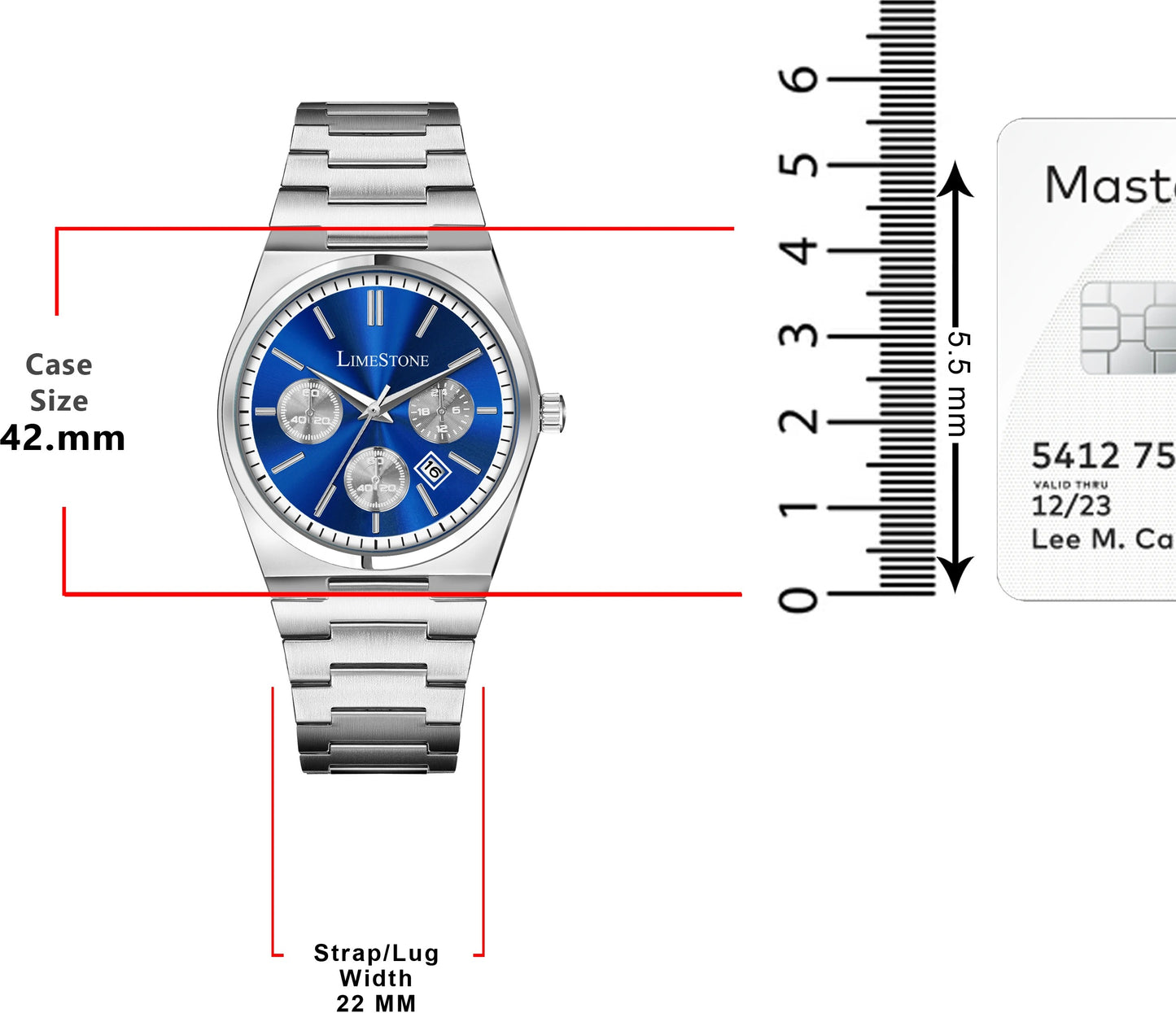 LIMESTONE Date Display Classic PRX Chronograph Quartz Analog Watch - For Men (TSOT102)
