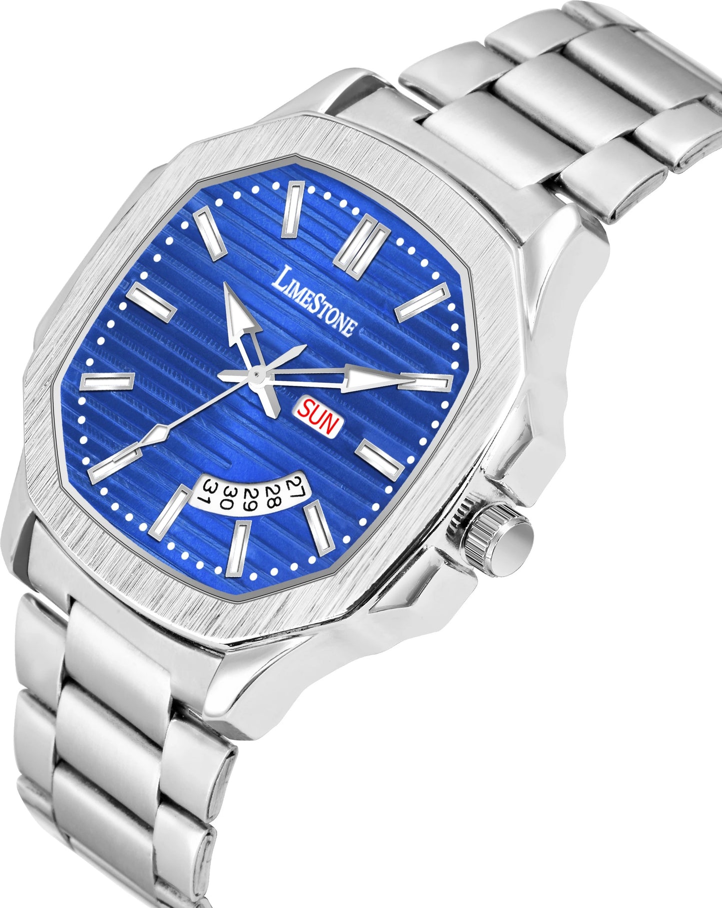 LIMESTONE OTUS 3D Dial The Vintage Day and Date Functioning Boys Quartz Analog Watch - For Men (OTUS0003)