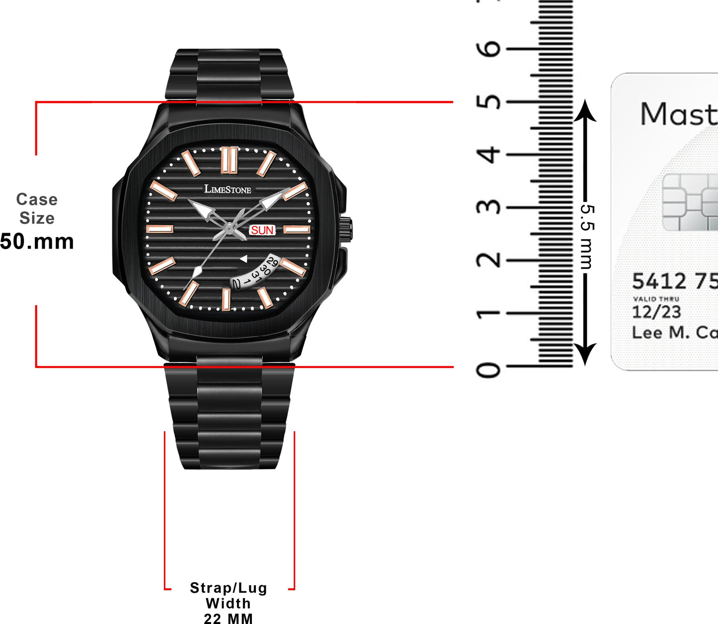 LIMESTONE Analog Watch - For Men (OTUS050)
