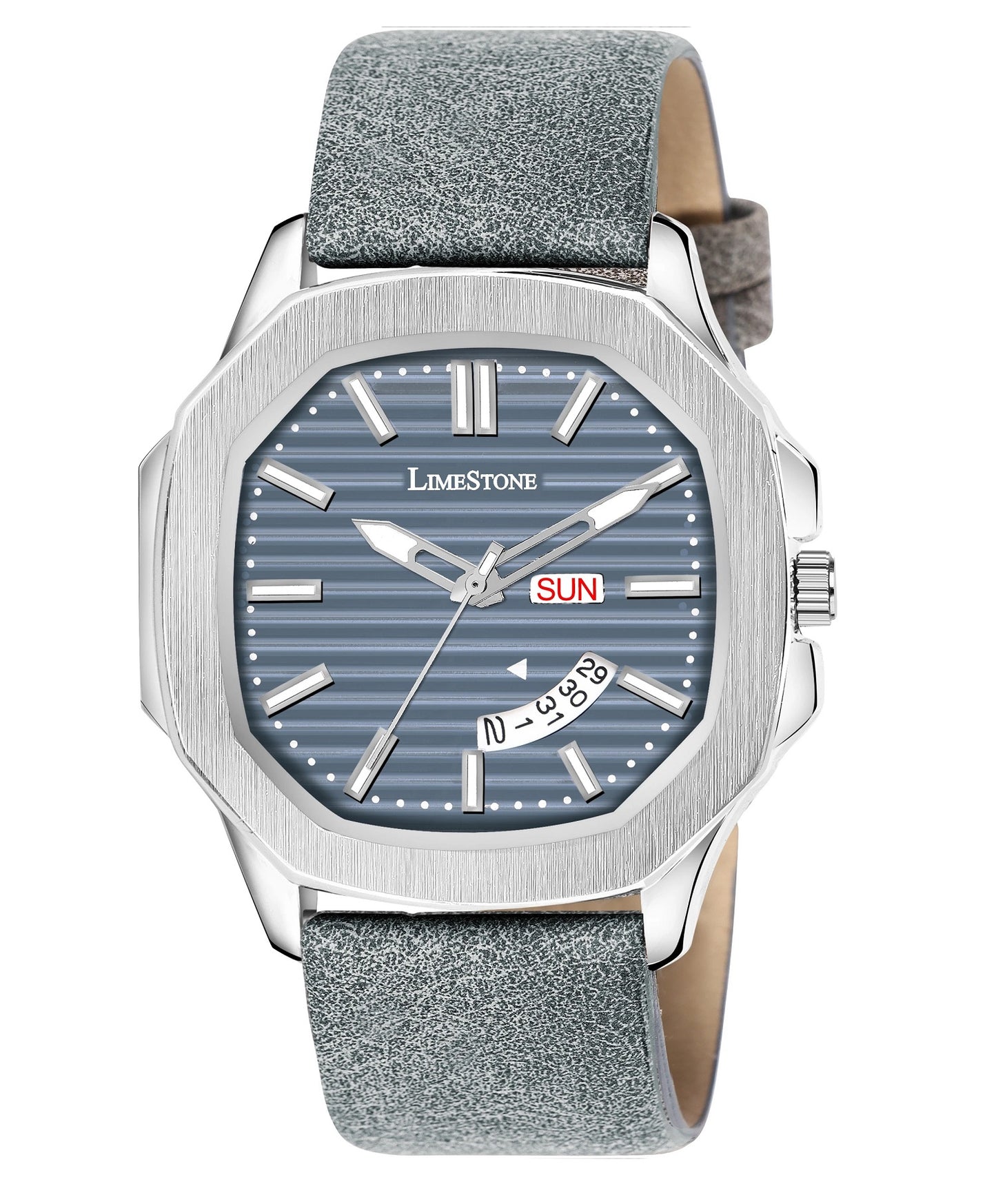 LIMESTONE OTUS 3D Dial The Vintage Day and Date Functioning Boys Quartz Analog Watch - For Men (OTUS038)
