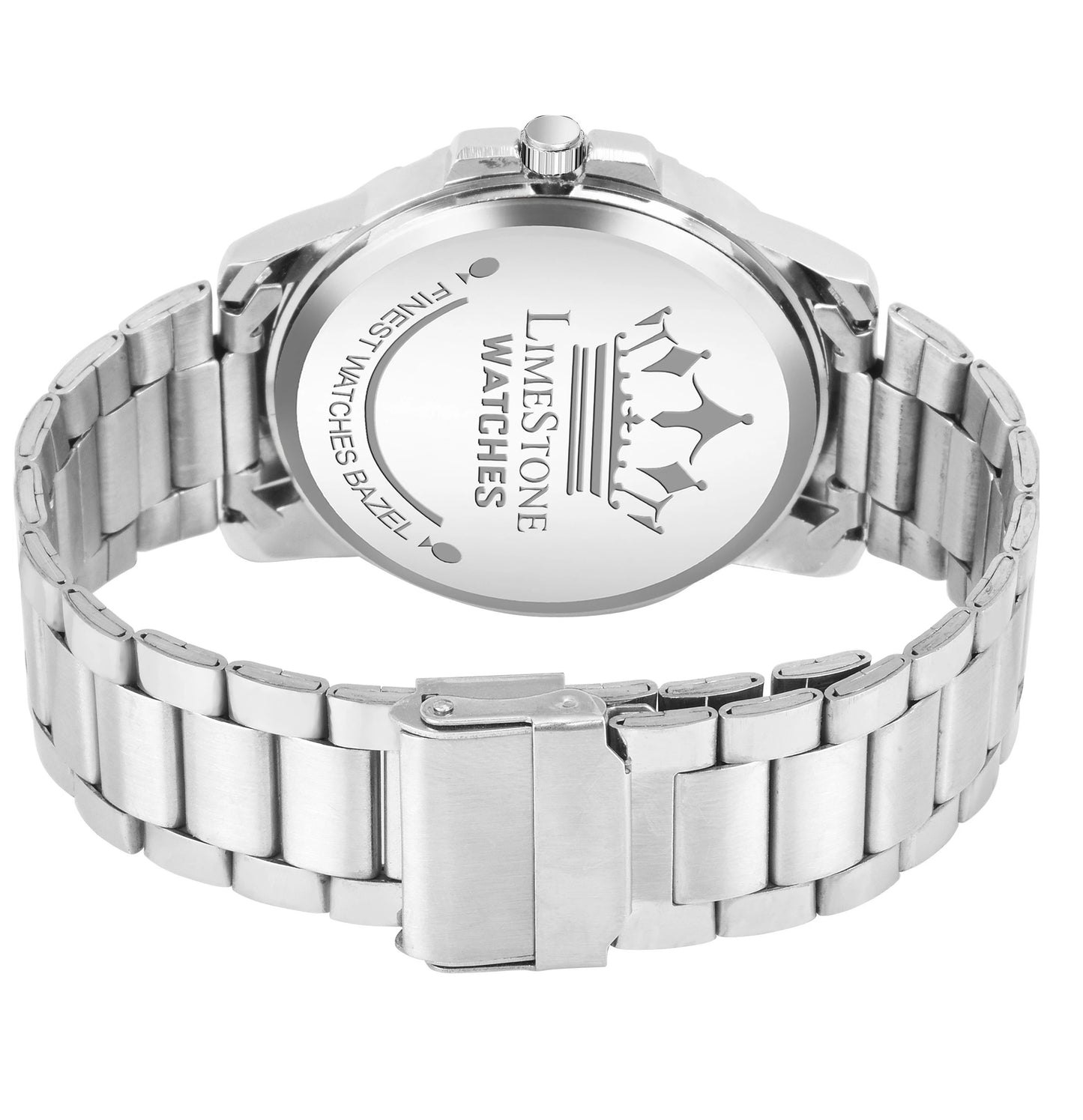 LIMESTONE Wheedler Series Day and Date Functioning Quartz Analog Watch - For Men (LS3068)