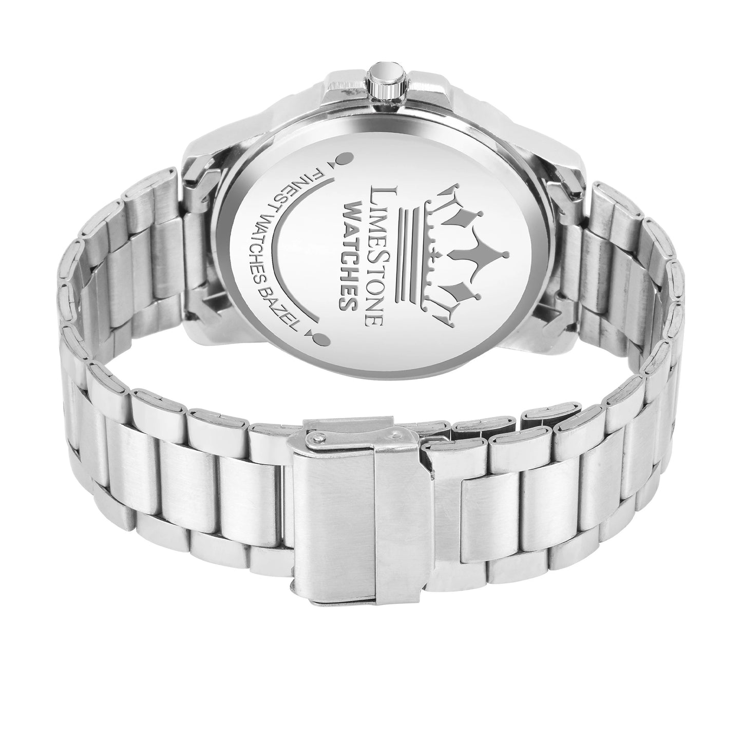 LIMESTONE Wheedler Series Day and Date Functioning Quartz Analog Watch - For Men (LS3070)