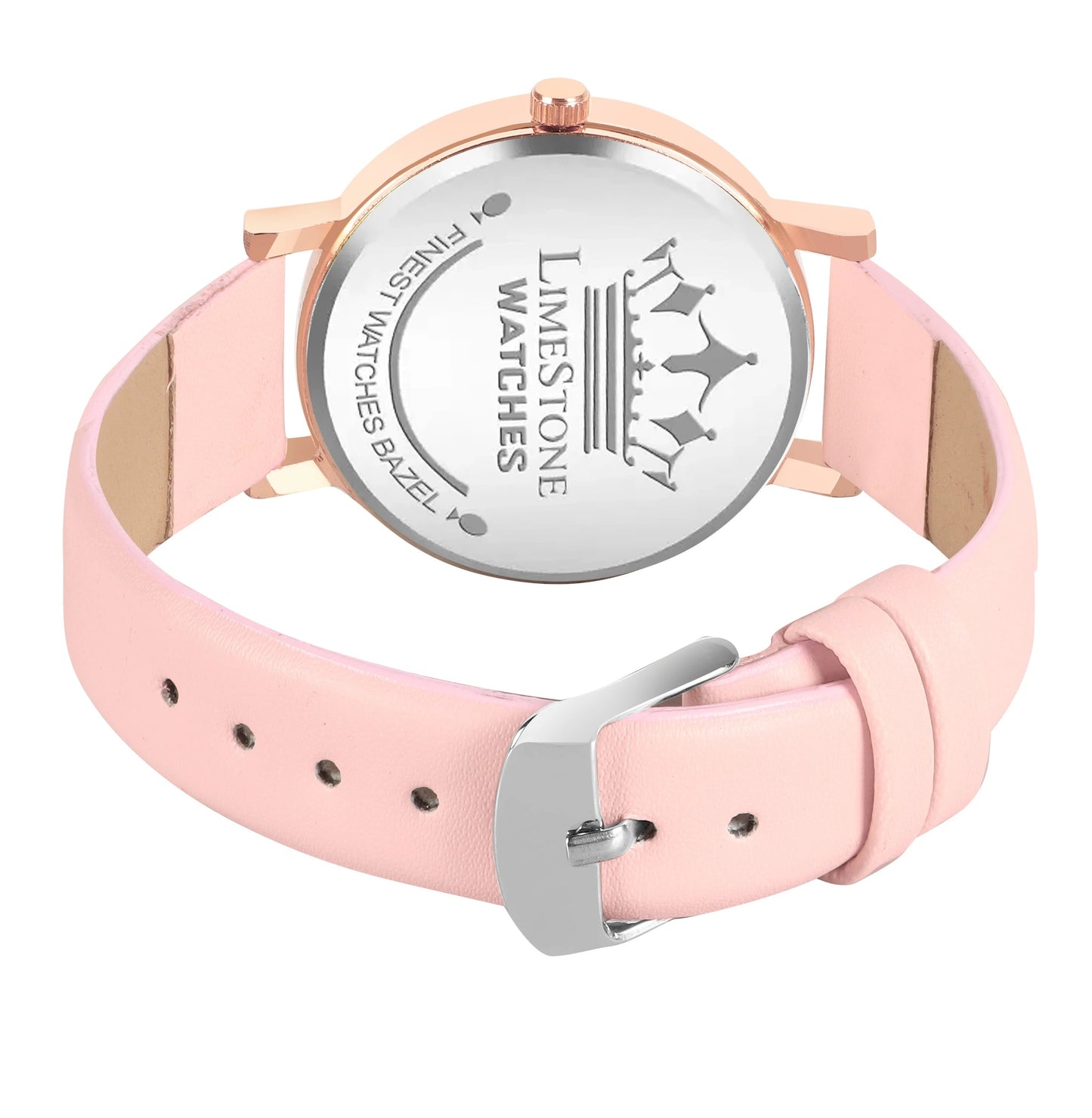 LIMESTONE Chalky Charm Watch Bracelet Stack Lovebird Chalky Charm Watch Bracelet Stack Analog Watch - For Women (LS1385+BRFF)