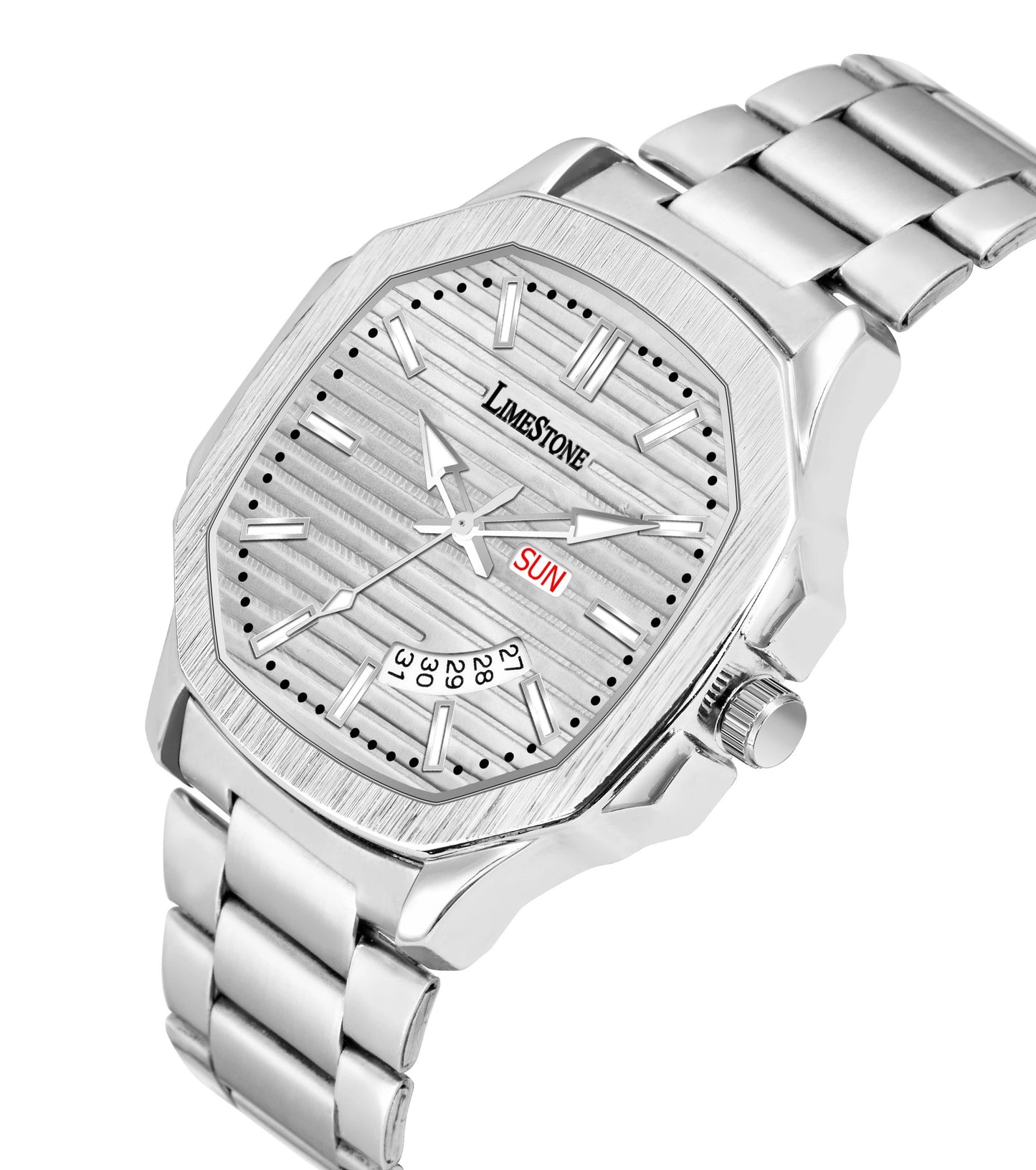 LIMESTONE OTUS 3D Dial The Vintage Day and Date Functioning Boys Quartz Analog Watch - For Men (OTUS0001)