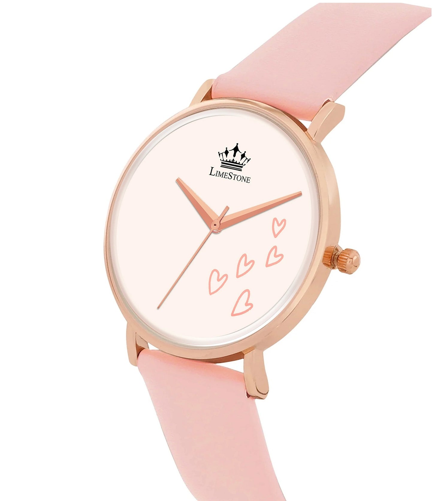 LIMESTONE Chalky Charm Watch Bracelet Stack Lovebird Chalky Charm Watch Bracelet Stack Analog Watch - For Women (LS1383+BRFF)