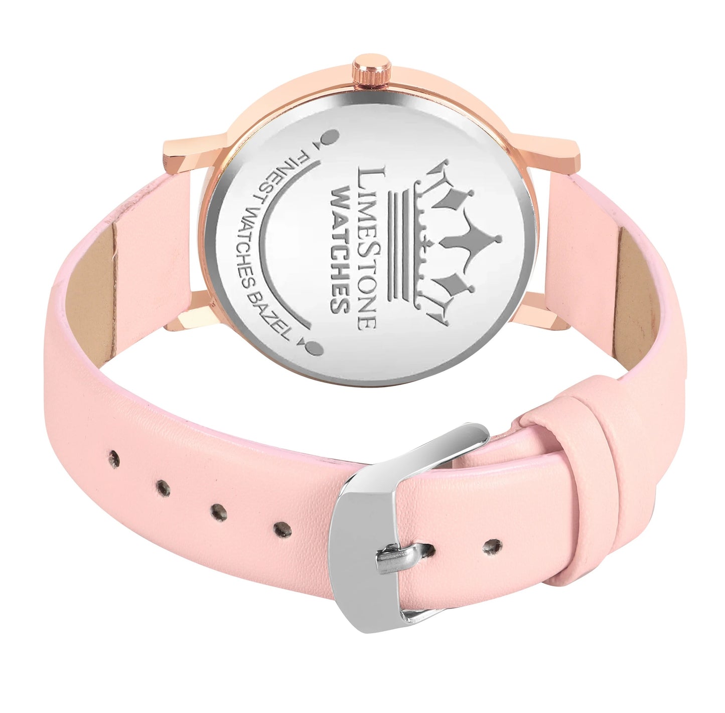 LIMESTONE Chalky Charm Watch Bracelet Stack Lovebird Chalky Charm Watch Bracelet Stack Analog Watch - For Women (LS1384+BRFF)