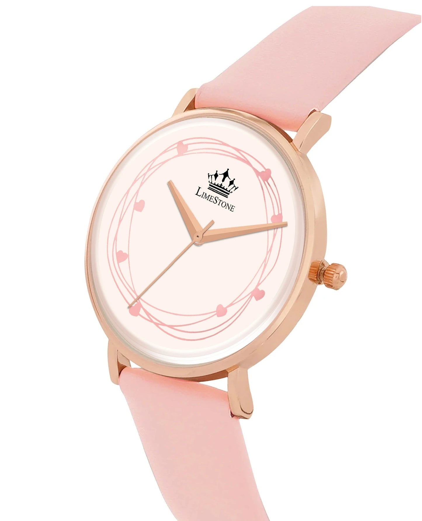 LIMESTONE Chalky Charm Watch Bracelet Stack Lovebird Chalky Charm Watch Bracelet Stack Analog Watch - For Women (LS1385+BRFF)