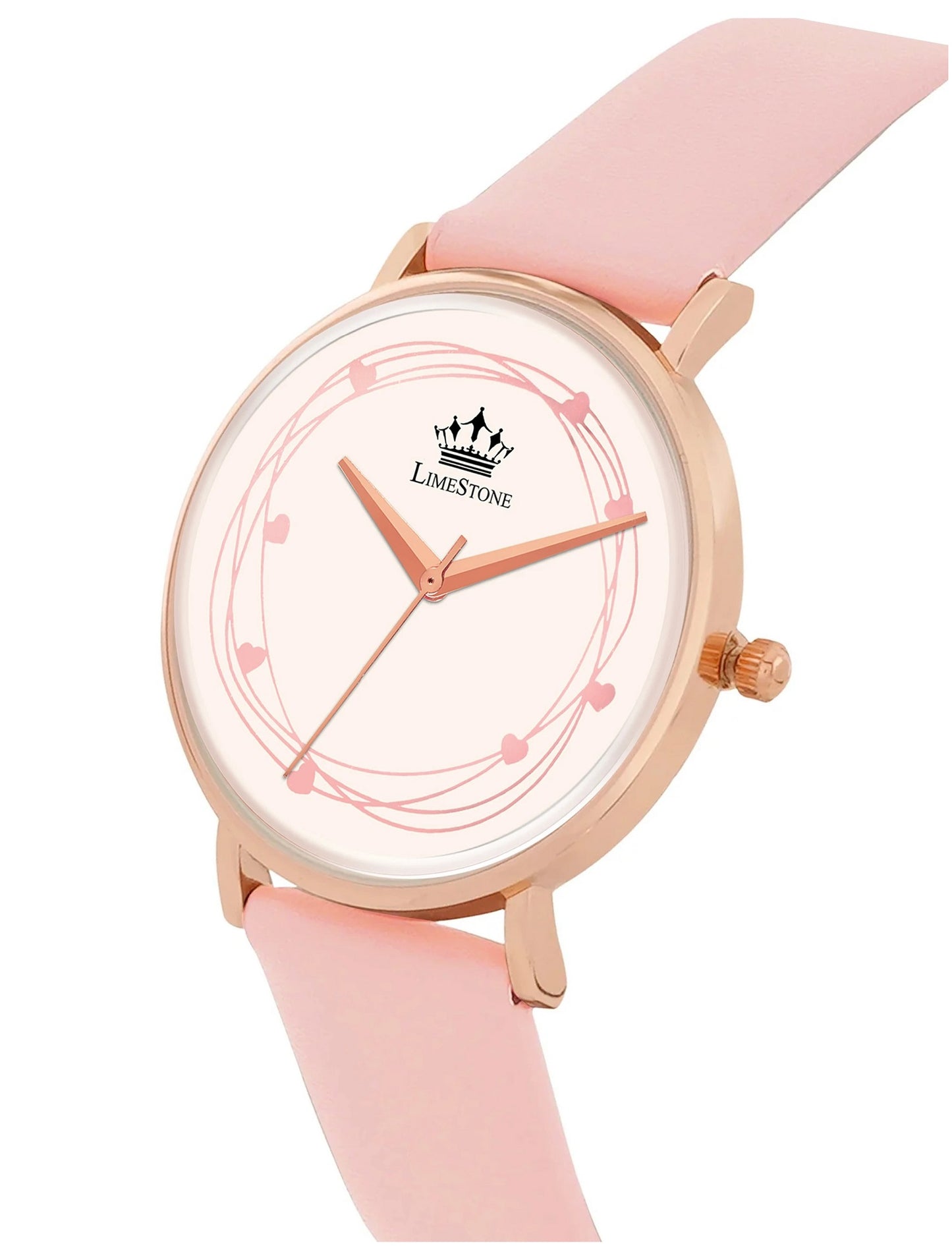 LIMESTONE Chalky Charm Watch Bracelet Stack Lovebird Chalky Charm Watch Bracelet Stack Analog Watch - For Women (LS1382+BRFF)