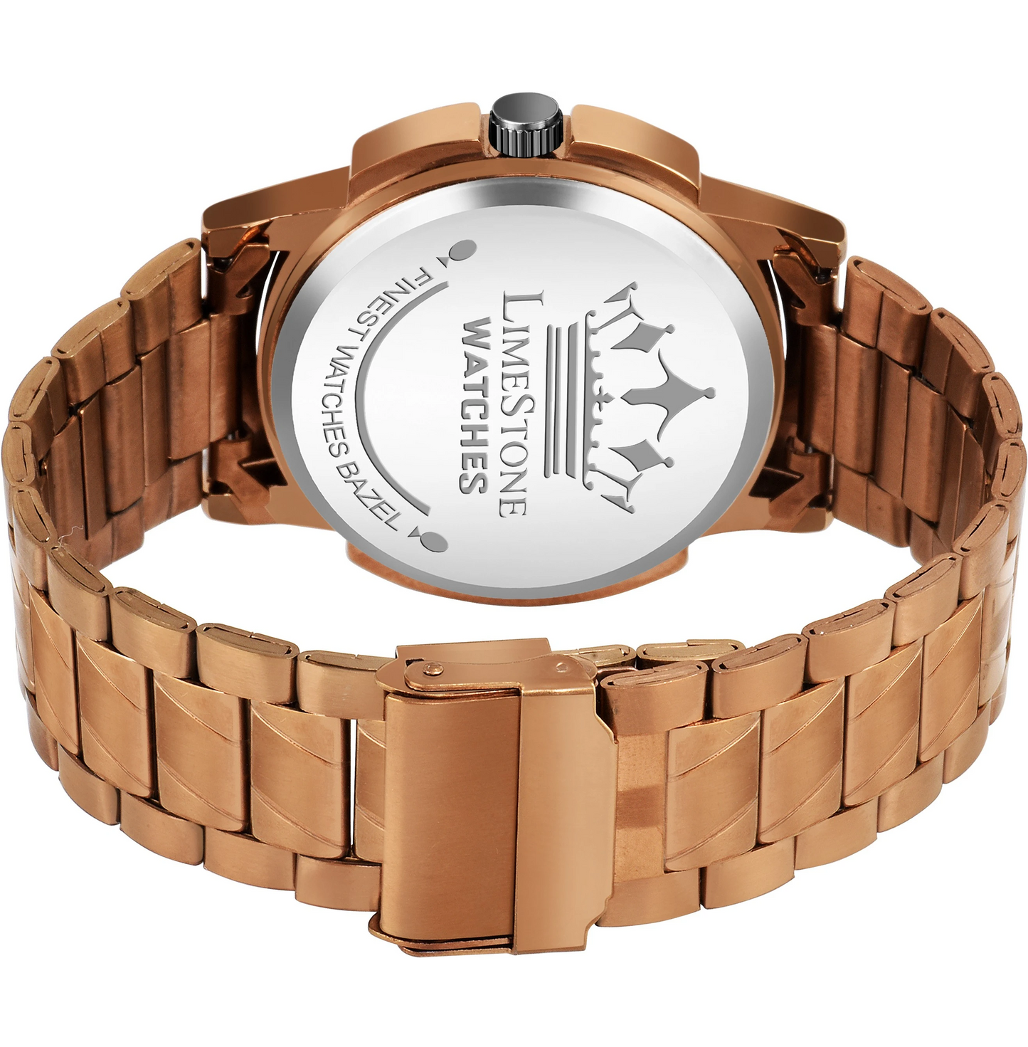 Day & Date Functioning Original Copper Plated HMTS Quartz Analog Watch - For Men LS3039