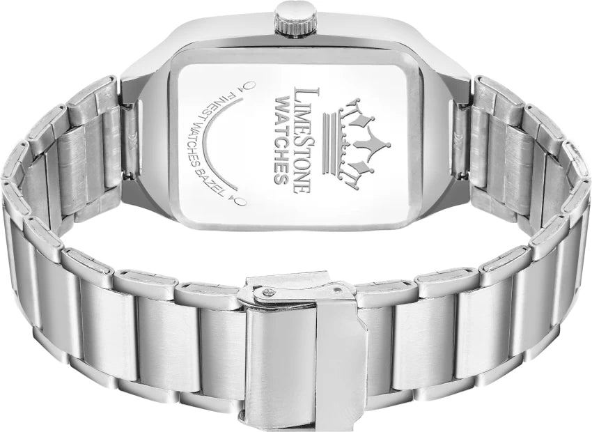 LIMESTONE NEW DESIGNER SQUARE DIAL QUARTZ Analog Watch - For Men LS3314