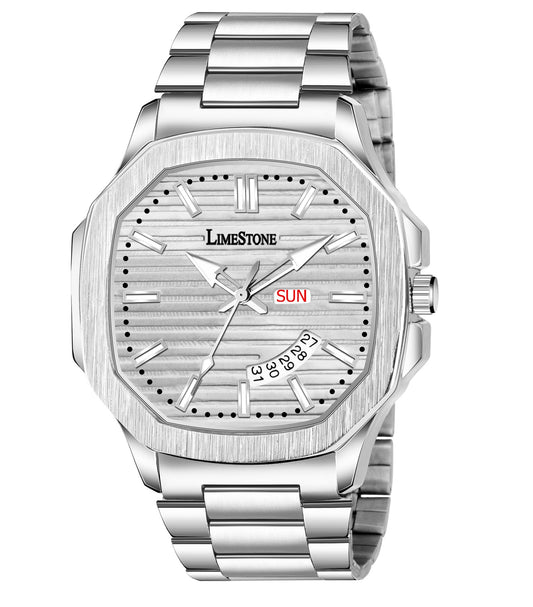 LIMESTONE OTUS 3D Dial The Vintage Day and Date Functioning Boys Quartz Analog Watch - For Men (OTUS0001)