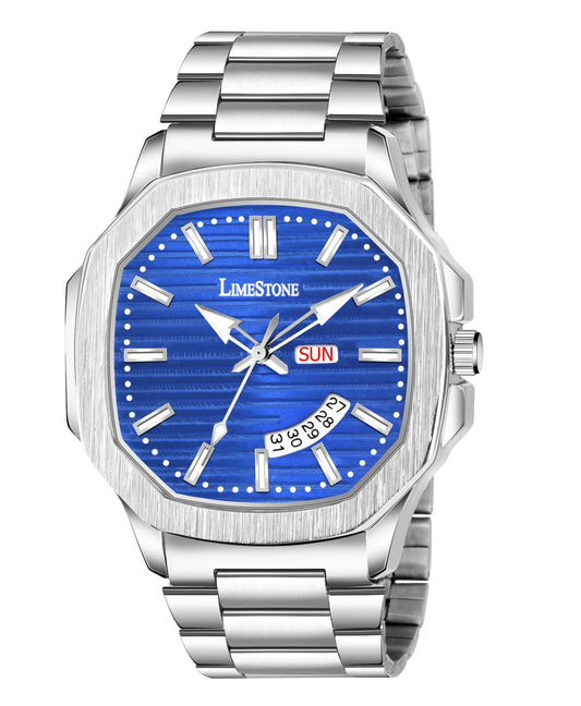 LIMESTONE OTUS 3D Dial The Vintage Day and Date Functioning Boys Quartz Analog Watch - For Men (OTUS0003)