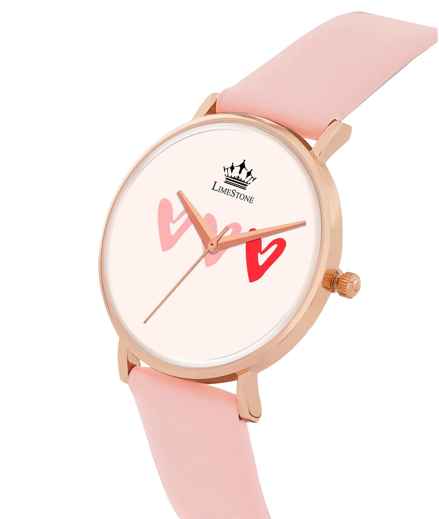 LIMESTONE Chalky Charm Watch Bracelet Stack Lovebird Chalky Charm Watch Bracelet Stack Analog Watch - For Women (LS1384+BRFF)