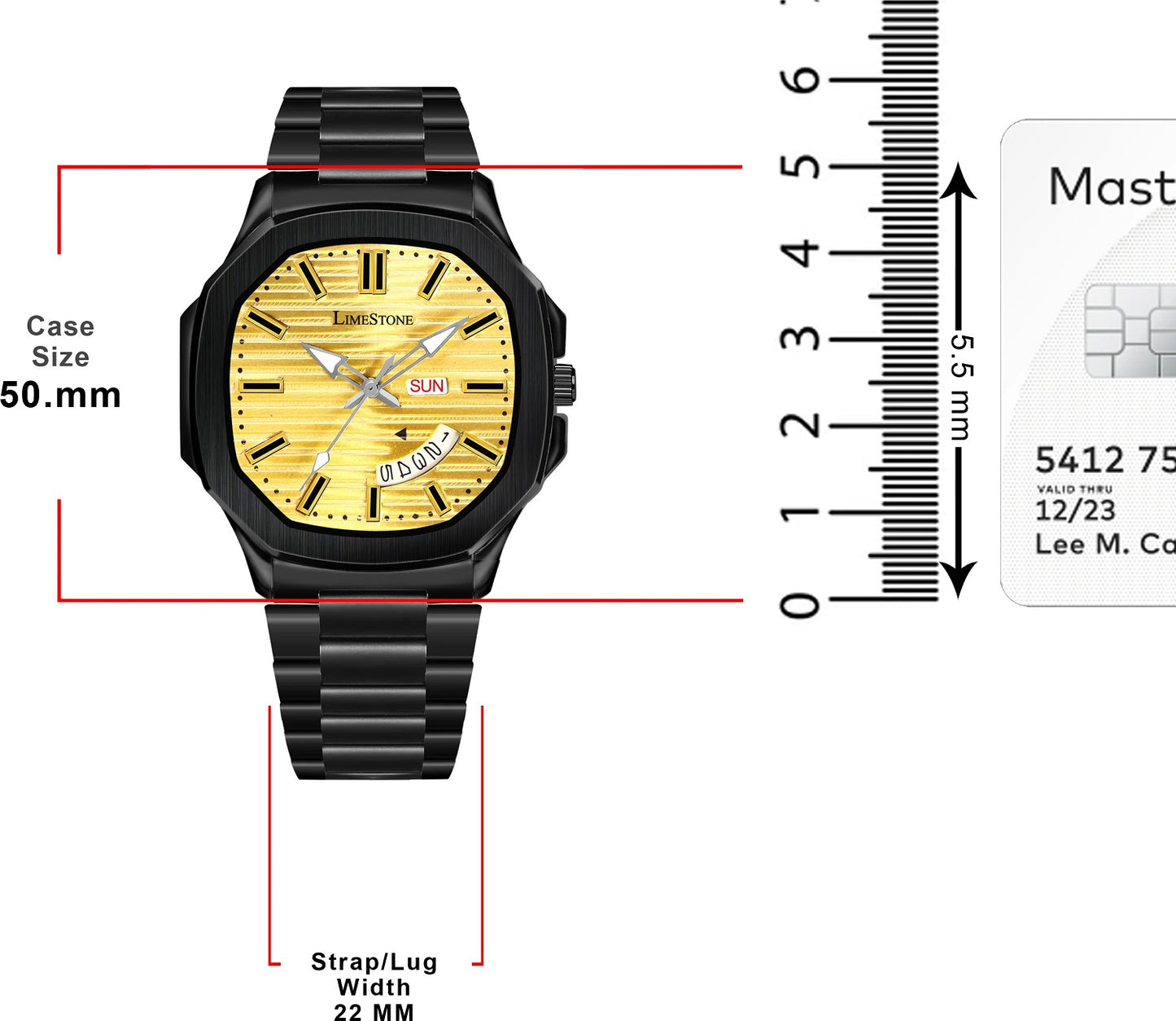 LIMESTONE Analog Watch - For Men (OTUS049)