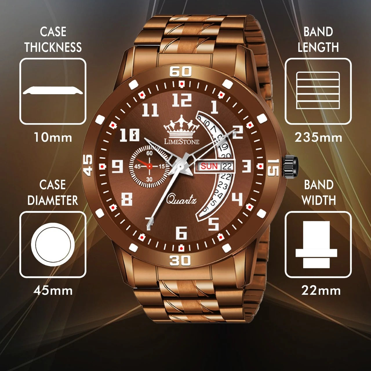 LIMESTONE Analog Watch - For Men (LS3043)