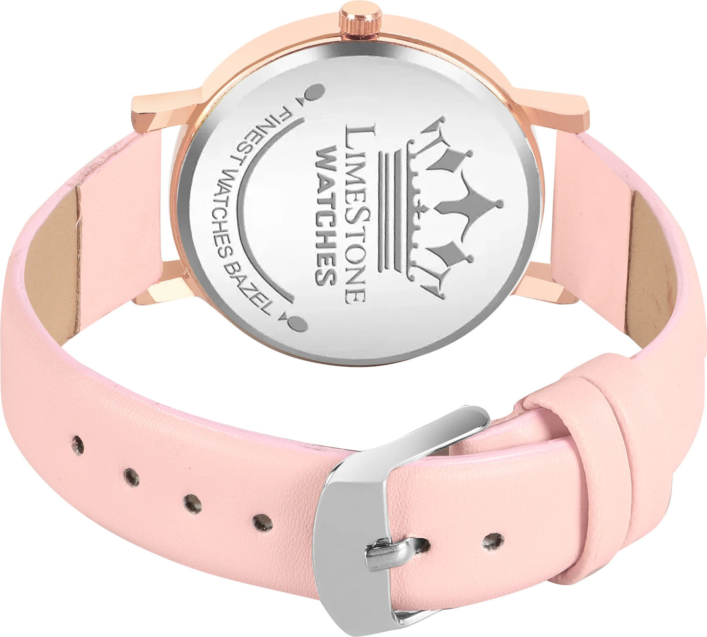 LIMESTONE Chalky Charm Watch Bracelet Stack Lovebird Chalky Charm Watch Bracelet Stack Analog Watch - For Women (LS1381+BRFF)